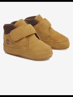 Timberland Baby Tan Hook-and-Loop Wheat Suede (Crib Bootie)